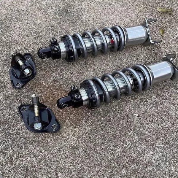 C5/C6 Corvette QA1 Rear Dual Adjustable Coilovers with 450 lb Springs | Precision Suspension Upgrade