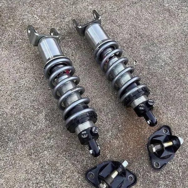 C5/C6 Corvette QA1 Rear Dual Adjustable Coilovers with 450 lb Springs | Precision Suspension Upgrade